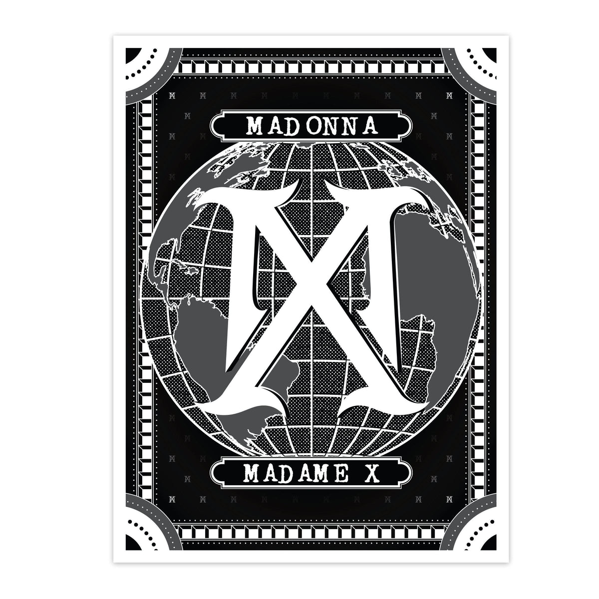 Madonna Madame X Logo Litho